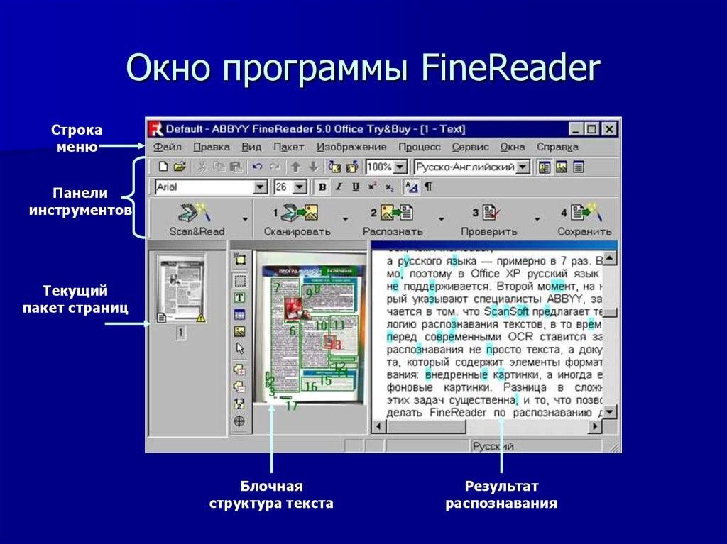 Распознать текст на изображении